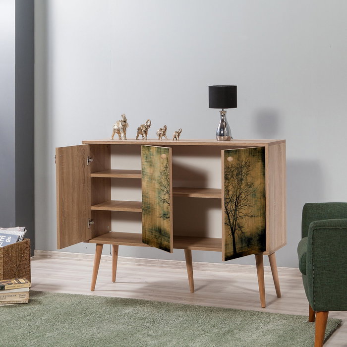 Hanah Home Consola Mega - 729 Roble Sonoma